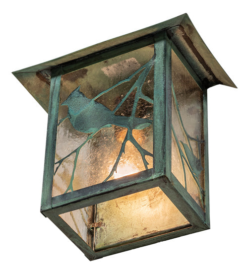 Meyda Tiffany 37386 One Light Wall Sconce, Craftsman Verdigris