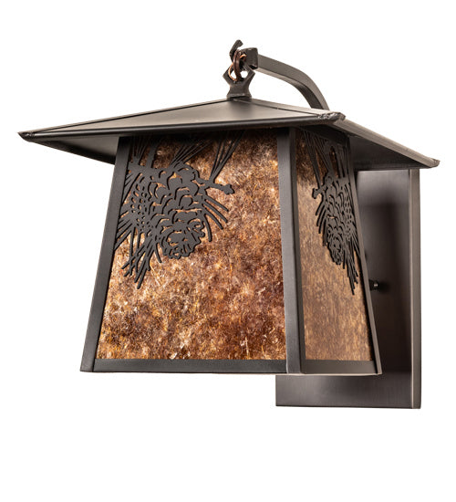 Meyda Tiffany 50573 One Light Wall Sconce, Amber Mica