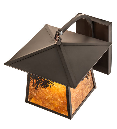 Meyda Tiffany 50573 One Light Wall Sconce, Amber Mica