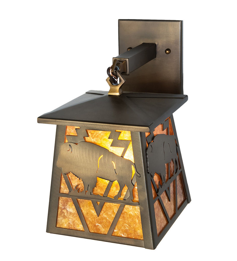 Meyda Tiffany 51487 One Light Wall Sconce, Antique Copper