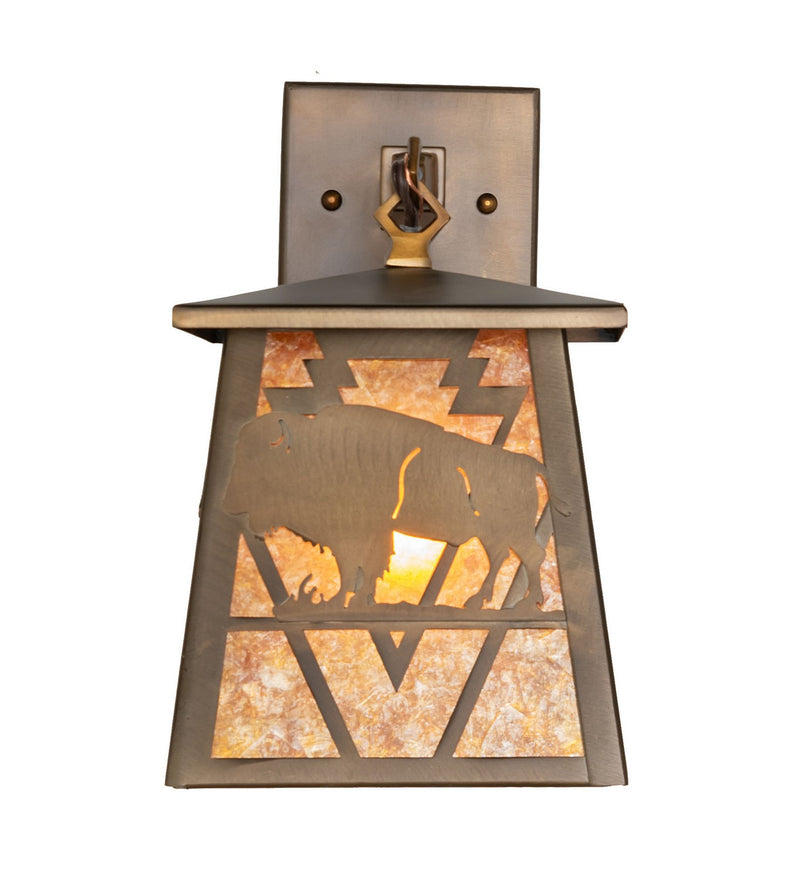 Meyda Tiffany 51487 One Light Wall Sconce, Antique Copper