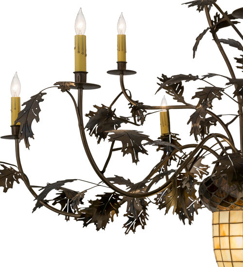 Meyda Tiffany 95358 11 Light Chandelier, Antique Copper,Burnished