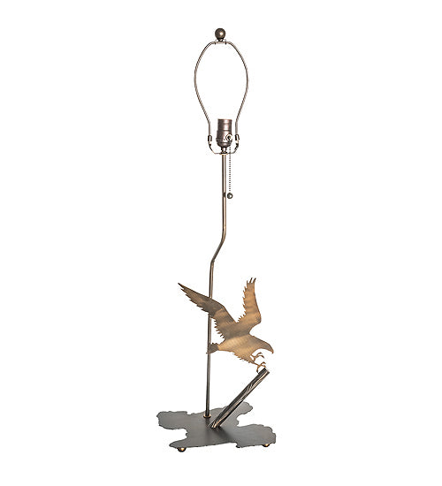 Meyda Tiffany 36437 One Light Table Base, Antique Copper