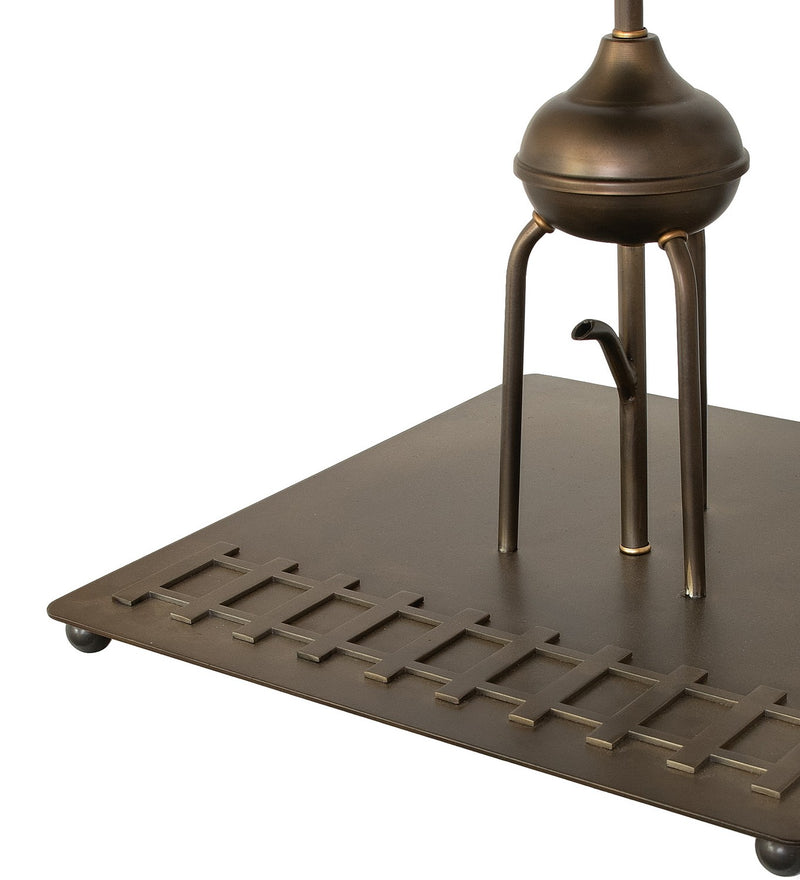 Meyda Tiffany 98701 One Light Table Base, Antique Copper