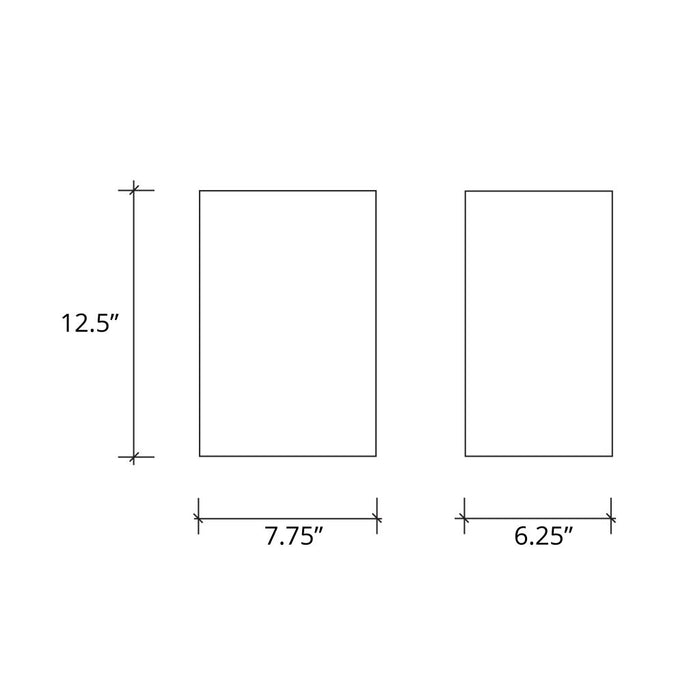 Justice Designs PNA-1265-BANL Two Light Wall Sconce, Banana Leaf