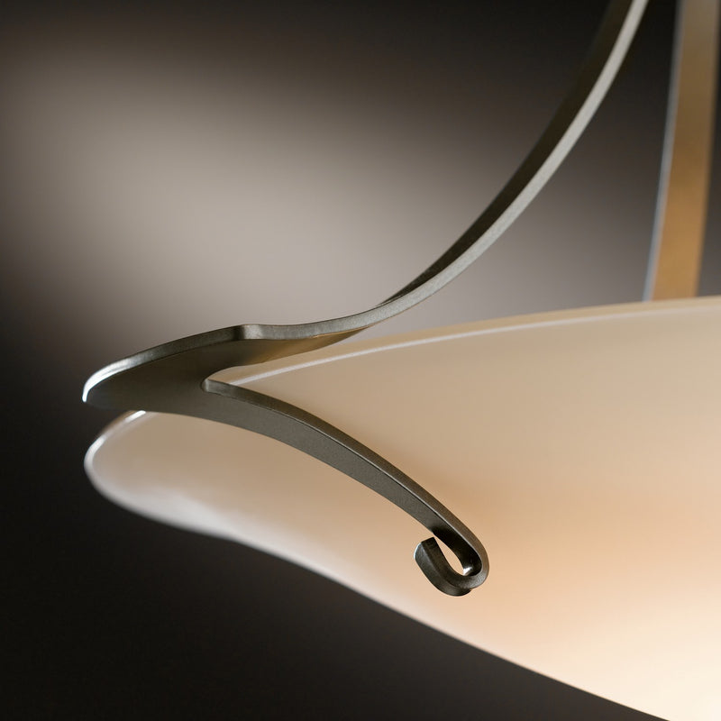 Hubbardton Forge 144710-SKT-07-SS0279 One Light Pendant, Dark Smoke