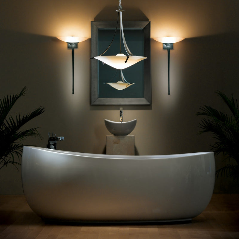 Hubbardton Forge 144710-SKT-07-SS0279 One Light Pendant, Dark Smoke