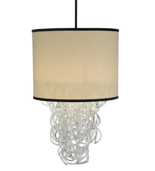 Meyda Tiffany 115260 Four Light Pendant, Blackwash