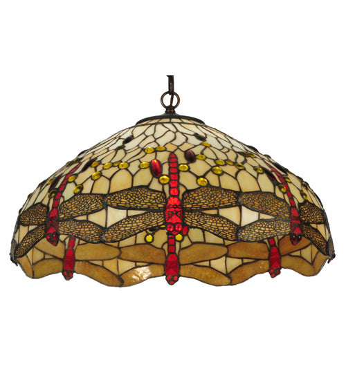 Meyda Tiffany 19006 Three Light Pendant, Mahogany Bronze