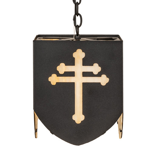 Meyda Tiffany 29266 One Light Pendant, Textured Black