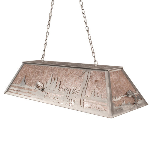 Meyda Tiffany 65178 Six Light Pendant, Industrial Steel