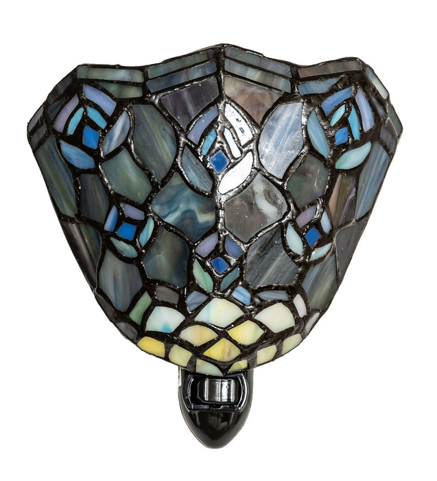 Meyda Tiffany 66910 One Light Night Light, Black