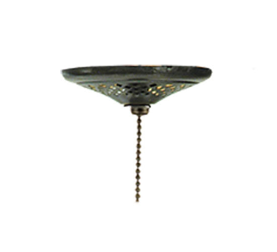 Meyda Tiffany 97657 Three Light Fan Light Fixture, Mahogany Bronze