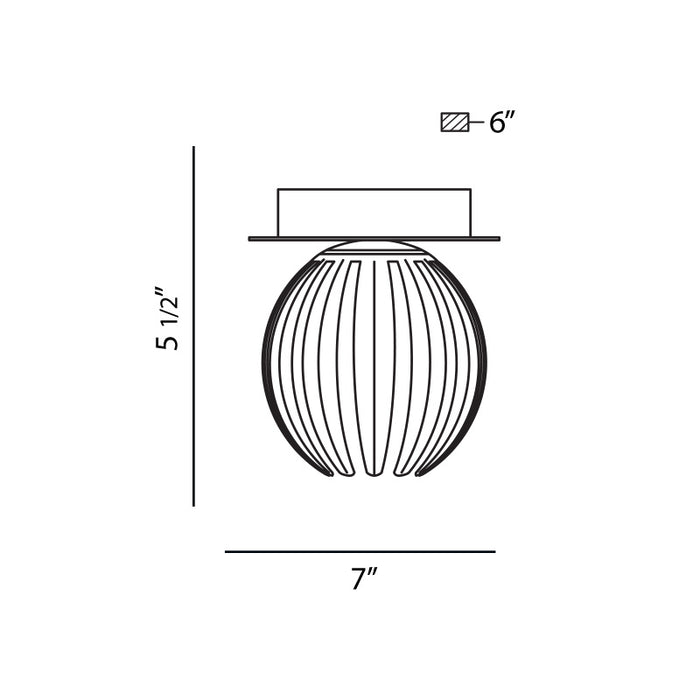 Eurofase 23203-037 One Light SCONCE, Chrome