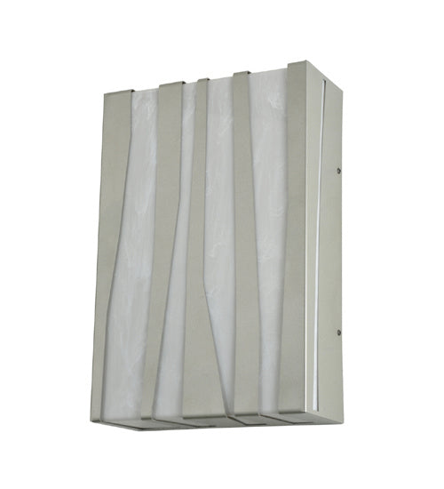 Meyda Tiffany 124270 LED Wall Sconce, Silver Powdercoat