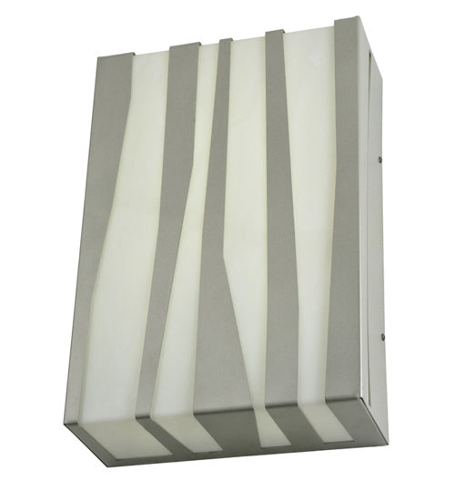 Meyda Tiffany 124270 LED Wall Sconce, Silver Powdercoat