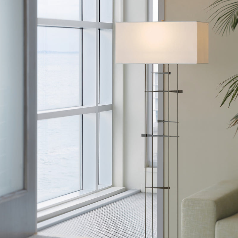 Hubbardton Forge 237670-SKT-07-SF2302 One Light Floor Lamp, Dark Smoke