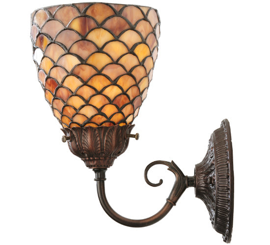 Meyda Tiffany 20105 One Light Wall Sconce Hardware, Mahogany Bronze