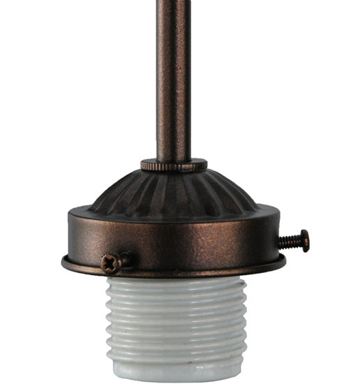 Meyda Tiffany 142803 Three Light Ceiling Hanger, Mahogany Bronze