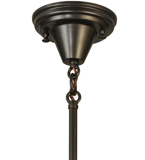 Meyda Tiffany 147618 One Light Pendant Hardware, Craftsman Brown