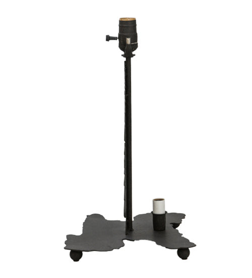 Meyda Tiffany 150133 Two Light Table Base, Dark Roast