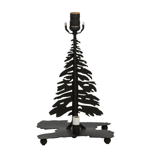 Meyda Tiffany 150133 Two Light Table Base, Dark Roast