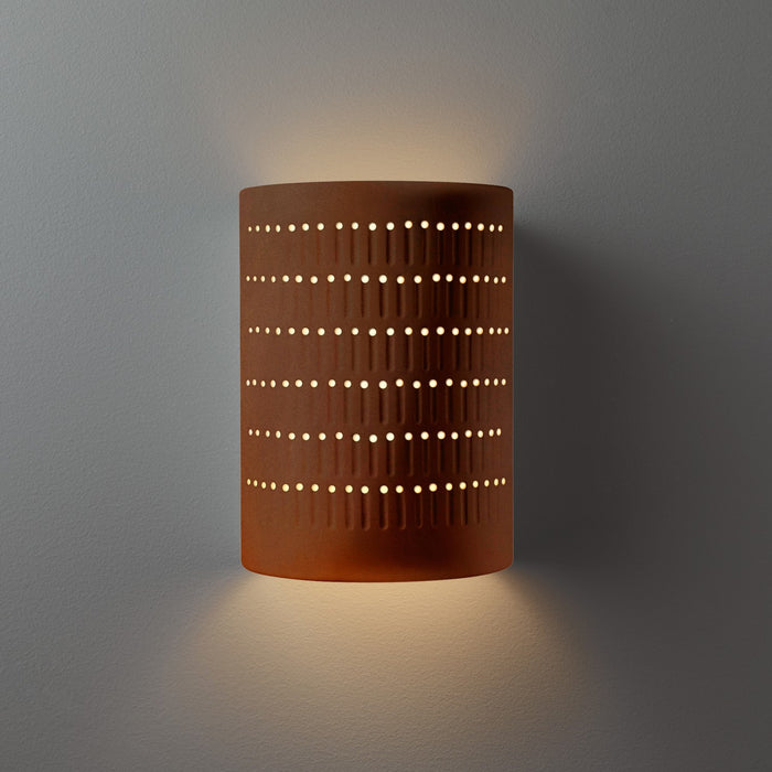 Justice Designs CER-2295-RRST-LED2-2000 LED Lantern, Real Rust