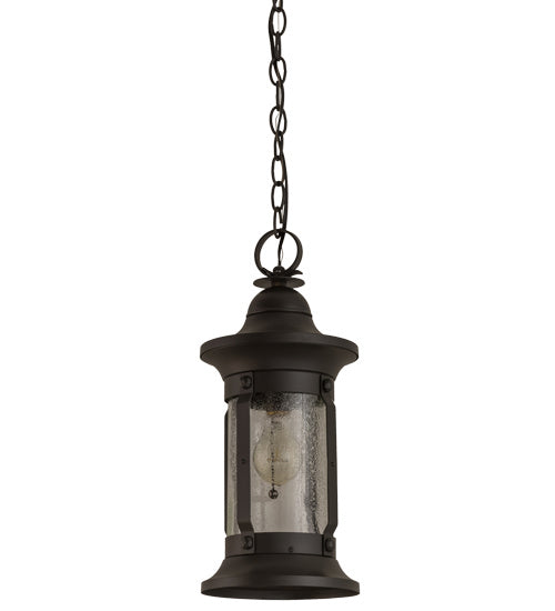Meyda Tiffany 151877 One Light Pendant, Wrought Iron
