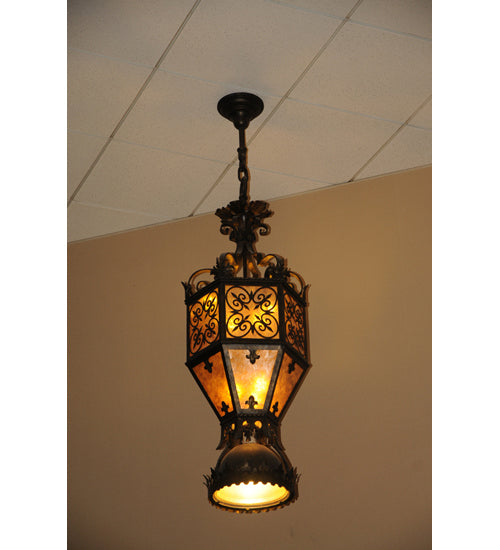 Meyda Tiffany 151903 Seven Light Pendant, Weathered Bronze