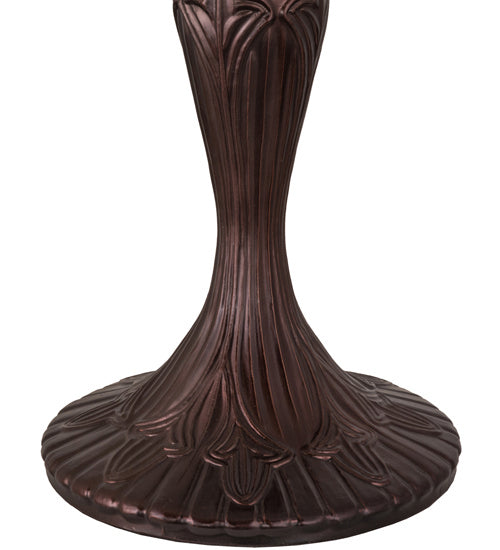 Meyda Tiffany 156680 One Light Table Base, Mahogany Bronze