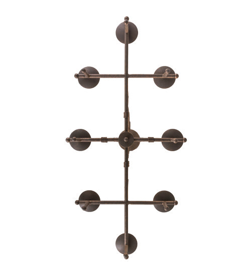 Meyda Tiffany 160713 Eight Light Chandelier, Gilded Tobacco