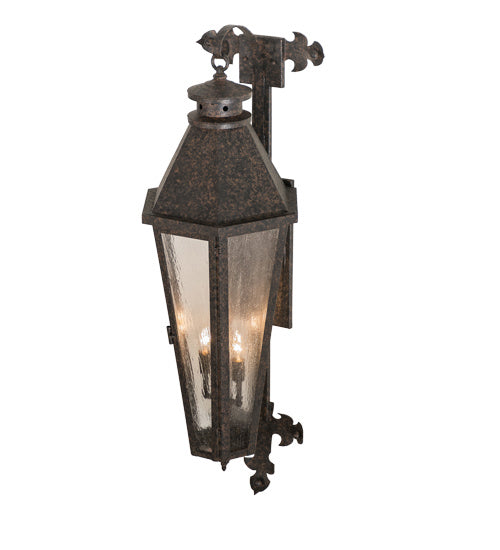 Meyda Tiffany 162946 Three Light Wall Sconce, Coffee Bean