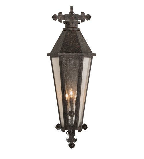 Meyda Tiffany 162946 Three Light Wall Sconce, Coffee Bean