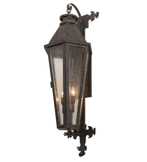 Meyda Tiffany 162946 Three Light Wall Sconce, Coffee Bean