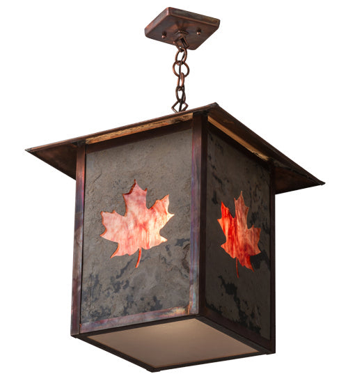 Meyda Tiffany 163424 Two Light Pendant, Vintage Copper