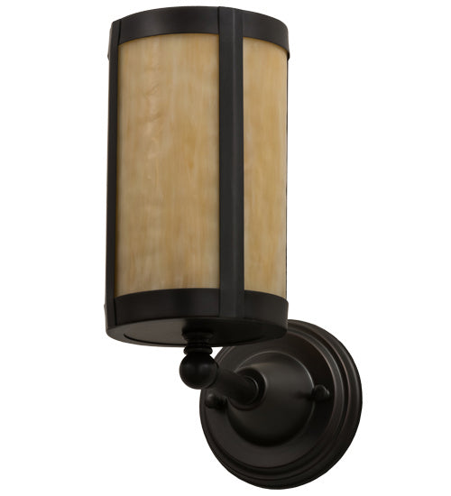 Meyda Tiffany 163967 One Light Wall Sconce, Craftsman Brown