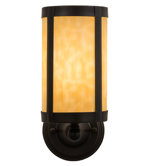 Meyda Tiffany 163967 One Light Wall Sconce, Craftsman Brown