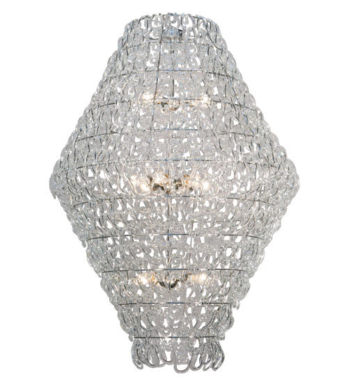 Meyda Tiffany 164487 12 Light Pendant, Polished Nickel