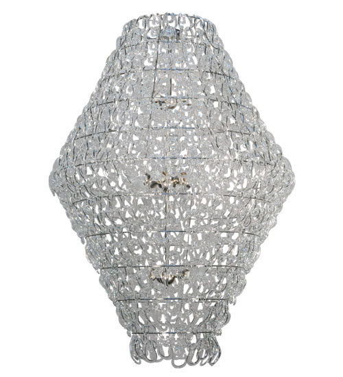Meyda Tiffany 164487 12 Light Pendant, Polished Nickel