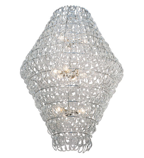 Meyda Tiffany 164487 12 Light Pendant, Polished Nickel