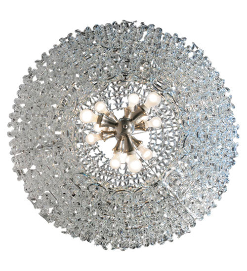 Meyda Tiffany 164487 12 Light Pendant, Polished Nickel
