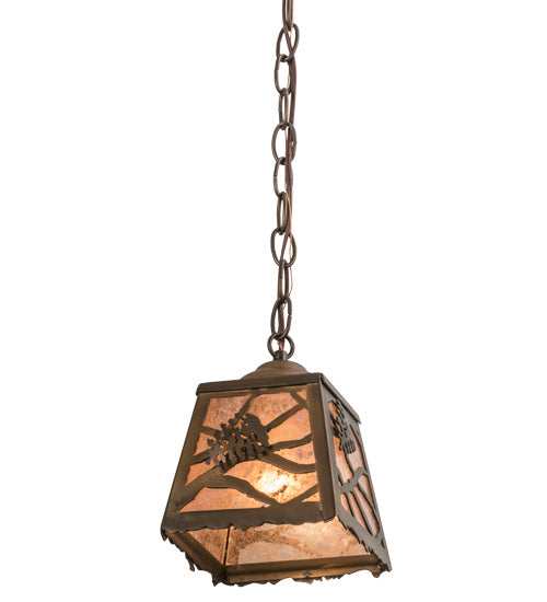 Meyda Tiffany 164758 One Light Mini Pendant, Antique Copper