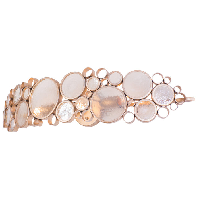 Varaluz 165B03ZG Three Light Bath, Zen Gold