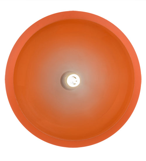 Meyda Tiffany 162252 One Light Pendant, Safety Orange