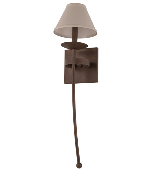 Meyda Tiffany 163389 One Light Wall Sconce, Antique Rust