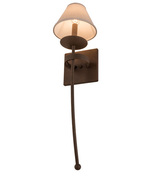 Meyda Tiffany 163389 One Light Wall Sconce, Antique Rust