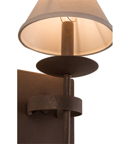 Meyda Tiffany 163389 One Light Wall Sconce, Antique Rust