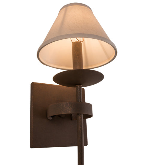 Meyda Tiffany 163389 One Light Wall Sconce, Antique Rust