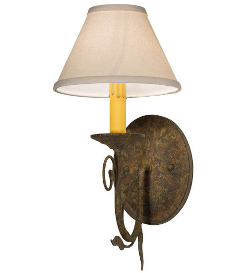 Meyda Tiffany 165111 One Light Wall Sconce, Organic Rust