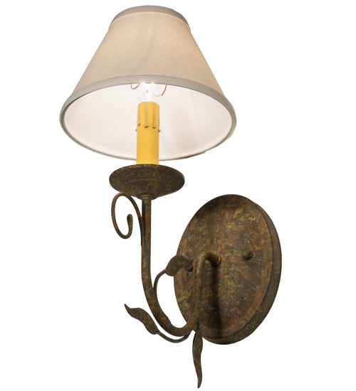 Meyda Tiffany 165111 One Light Wall Sconce, Organic Rust